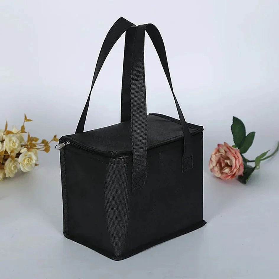 Portable Lunch Cooler Bag Folding Insulation Picnic Ice Pack