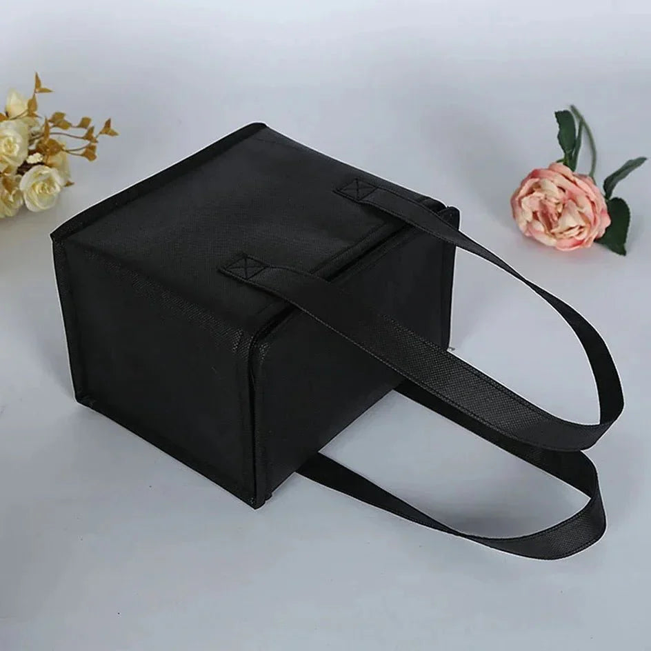 Portable Lunch Cooler Bag Folding Insulation Picnic Ice Pack