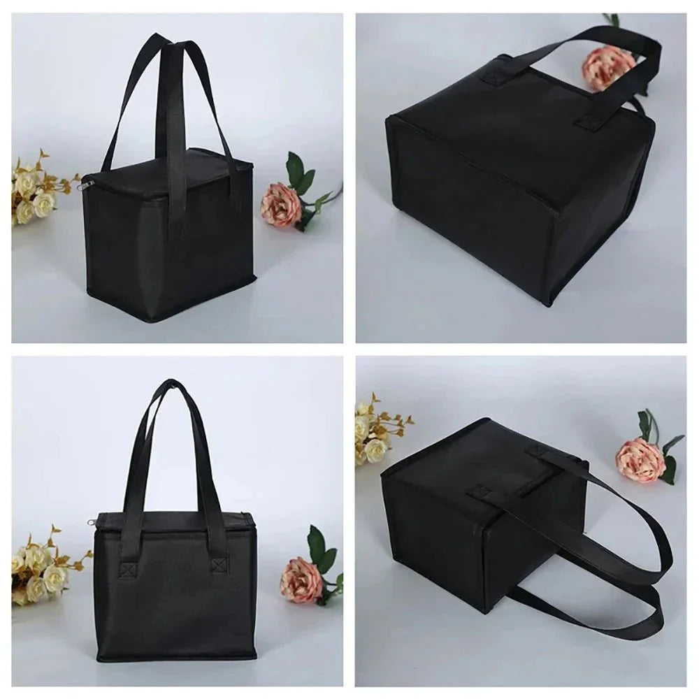 Portable Lunch Cooler Bag Folding Insulation Picnic Ice Pack