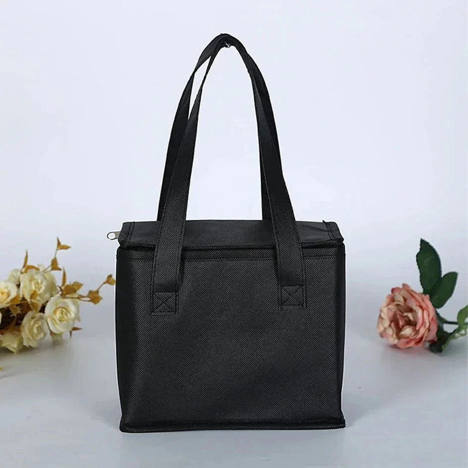 Portable Lunch Cooler Bag Folding Insulation Picnic Ice Pack