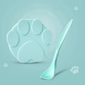 Portable Silicone Pet Food Lid and Spoon Set – 2-in-1 Can Cover and Sealer