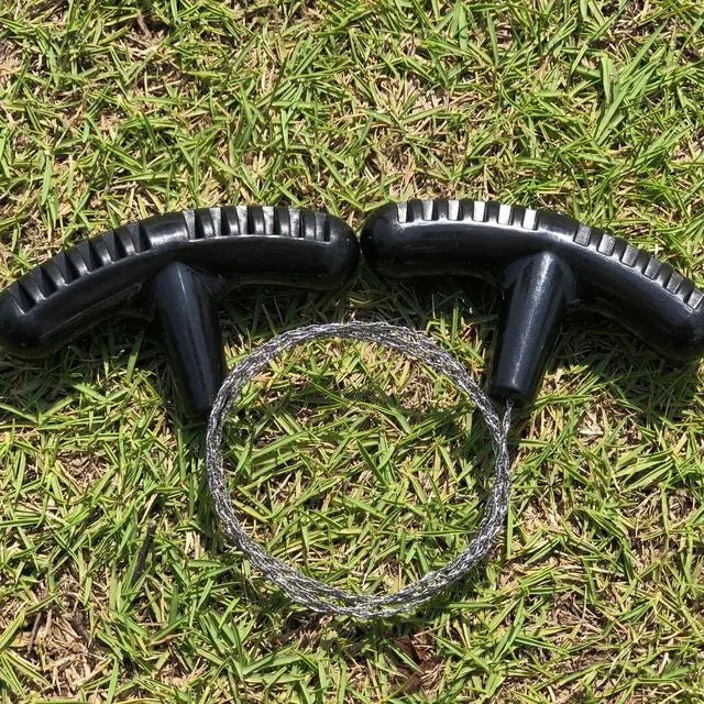 Portable Stainless Steel Wire Saw with Finger Handle Outdoor