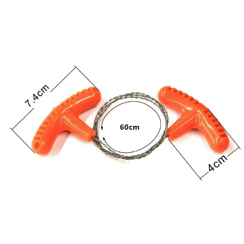 Portable Stainless Steel Wire Saw with Finger Handle Outdoor