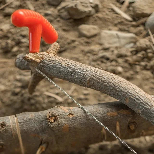 Portable Stainless Steel Wire Saw with Finger Handle Outdoor