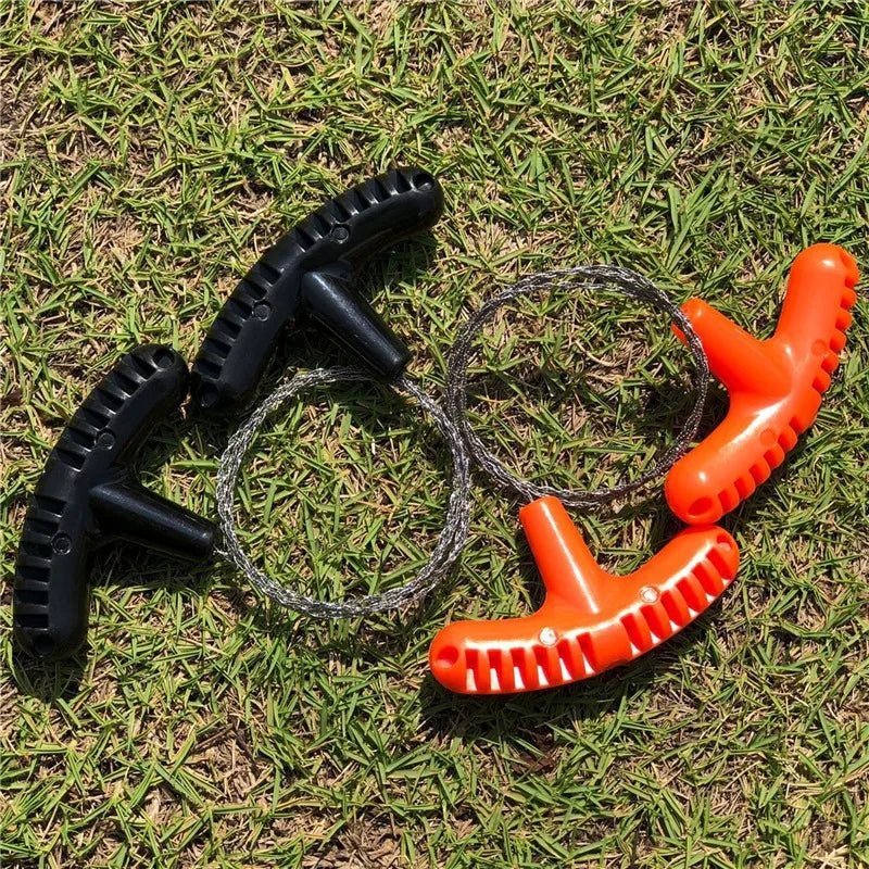 Portable Stainless Steel Wire Saw with Finger Handle Outdoor