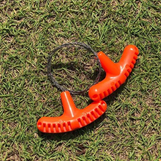 Portable Stainless Steel Wire Saw with Finger Handle Outdoor