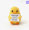 Positive Energy Potato Hug Doll – Mini Handmade Plush with Card