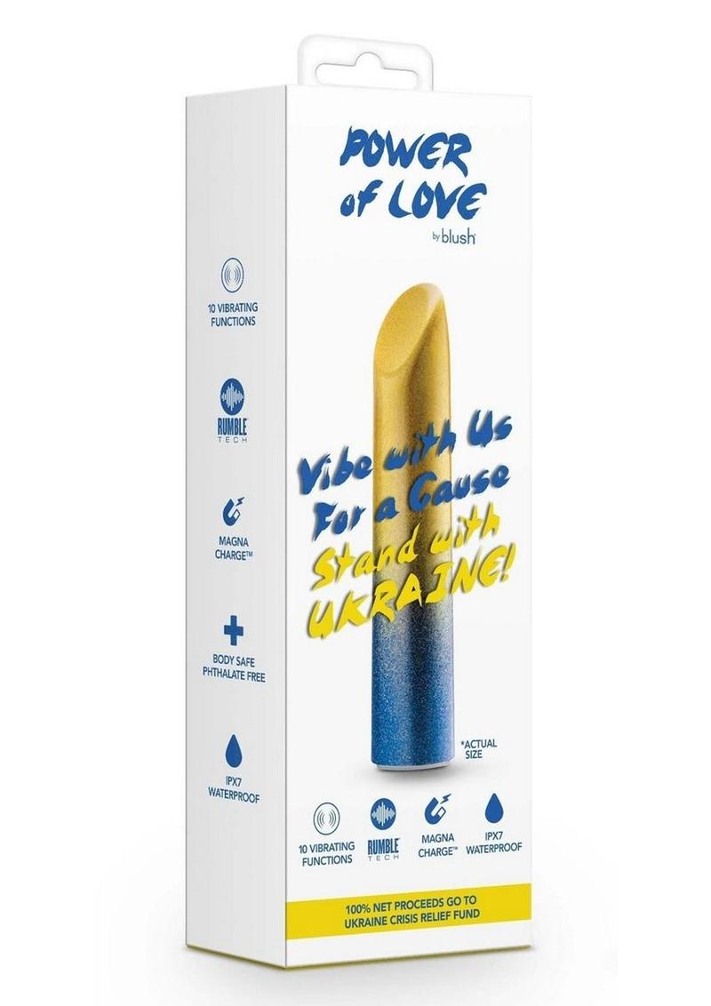 Power of Love Ukraine Rechargeable Vibrator 10 Functions Waterproof