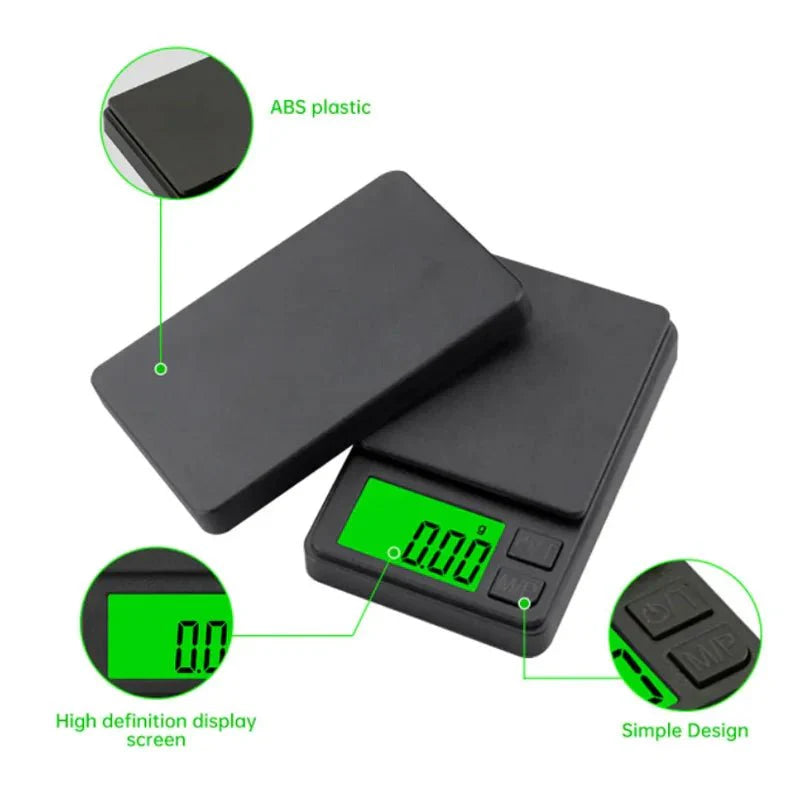 Mini Digital Pocket Scale | Portable Precision Scale for Jewelry, Kitchen, and Travel