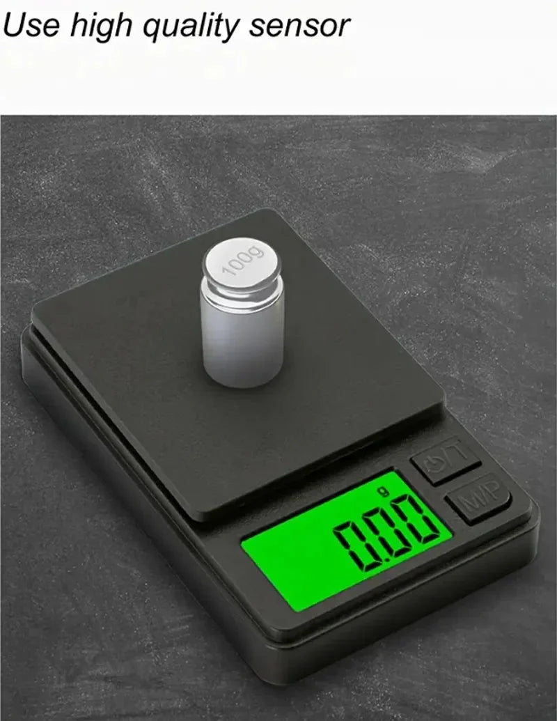Mini Digital Pocket Scale | Portable Precision Scale for Jewelry, Kitchen, and Travel