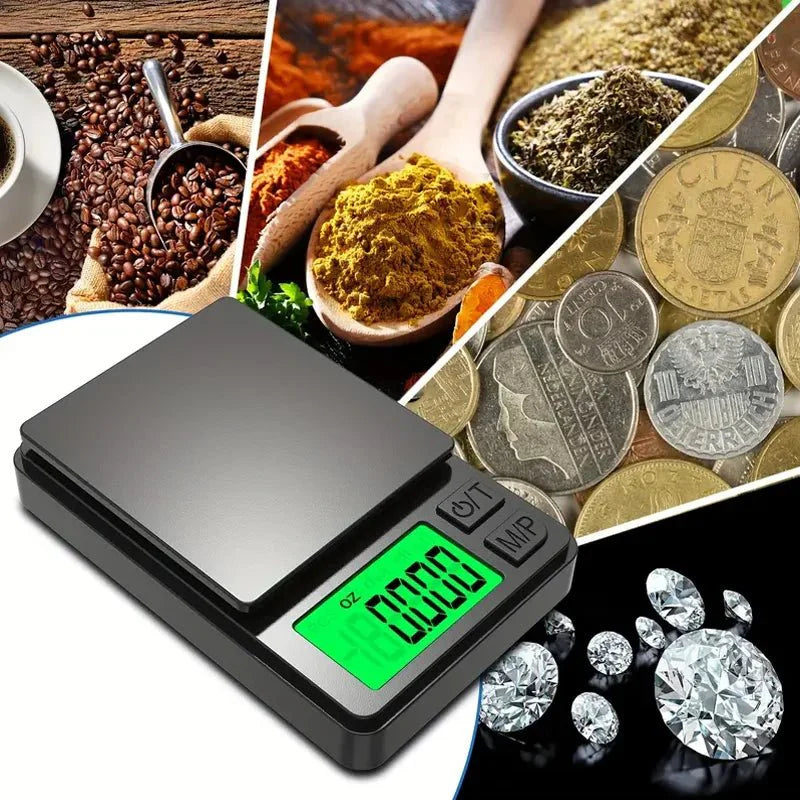 Mini Digital Pocket Scale | Portable Precision Scale for Jewelry, Kitchen, and Travel