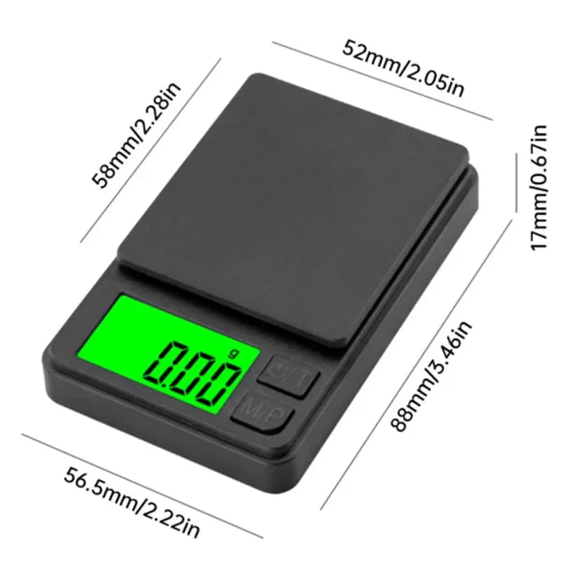 Mini Digital Pocket Scale | Portable Precision Scale for Jewelry, Kitchen, and Travel