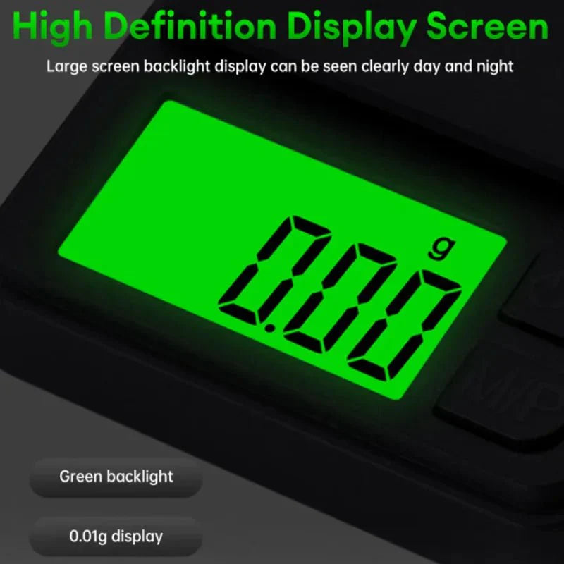 Mini Digital Pocket Scale | Portable Precision Scale for Jewelry, Kitchen, and Travel