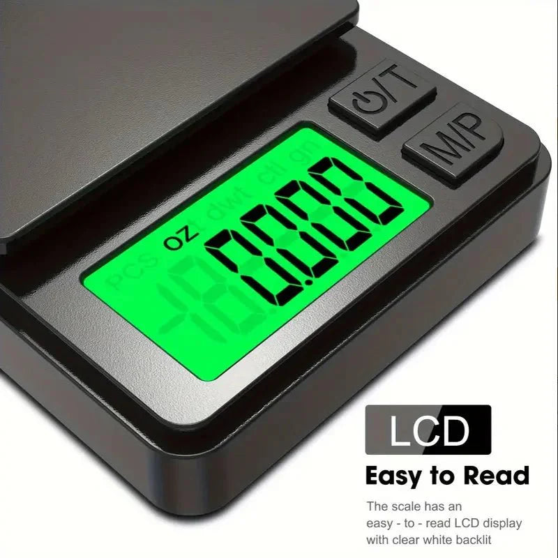 Mini Digital Pocket Scale | Portable Precision Scale for Jewelry, Kitchen, and Travel