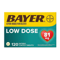 Bayer Low Dose Aspirin, 81 mg, 120 Tablets (6-Pack Value Deal)
