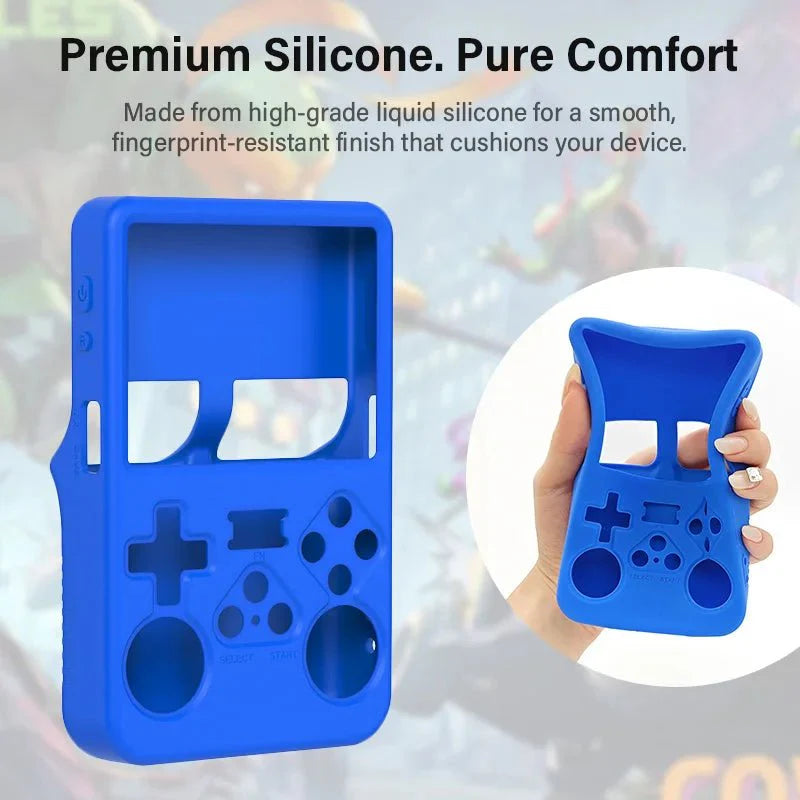 Silicone Case for R36S Handheld Console | 360° Shockproof Soft Shell Cover