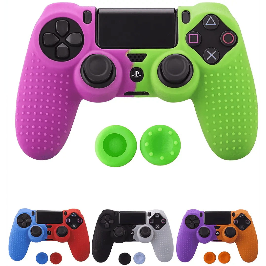 PS4 Controller Silicone Cover – Soft Protective Skin for PlayStation 4 Gamepad