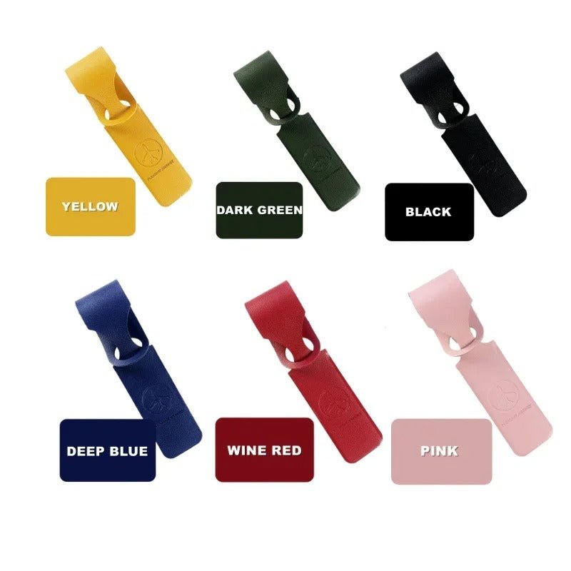 PU Leather Luggage Tag – Creative ID Address Holder