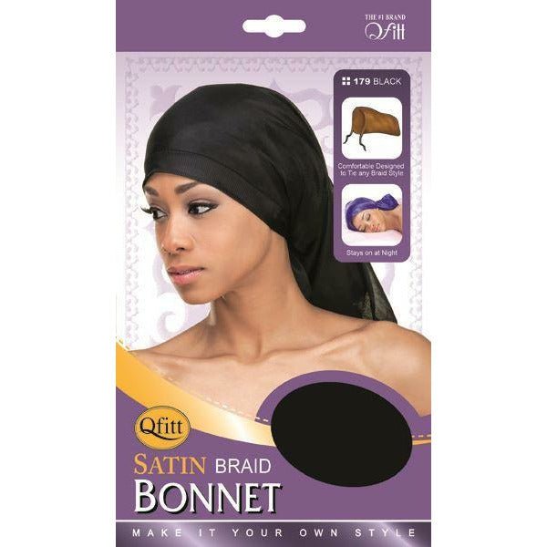 Qfitt Satin Braid Bonnet 179