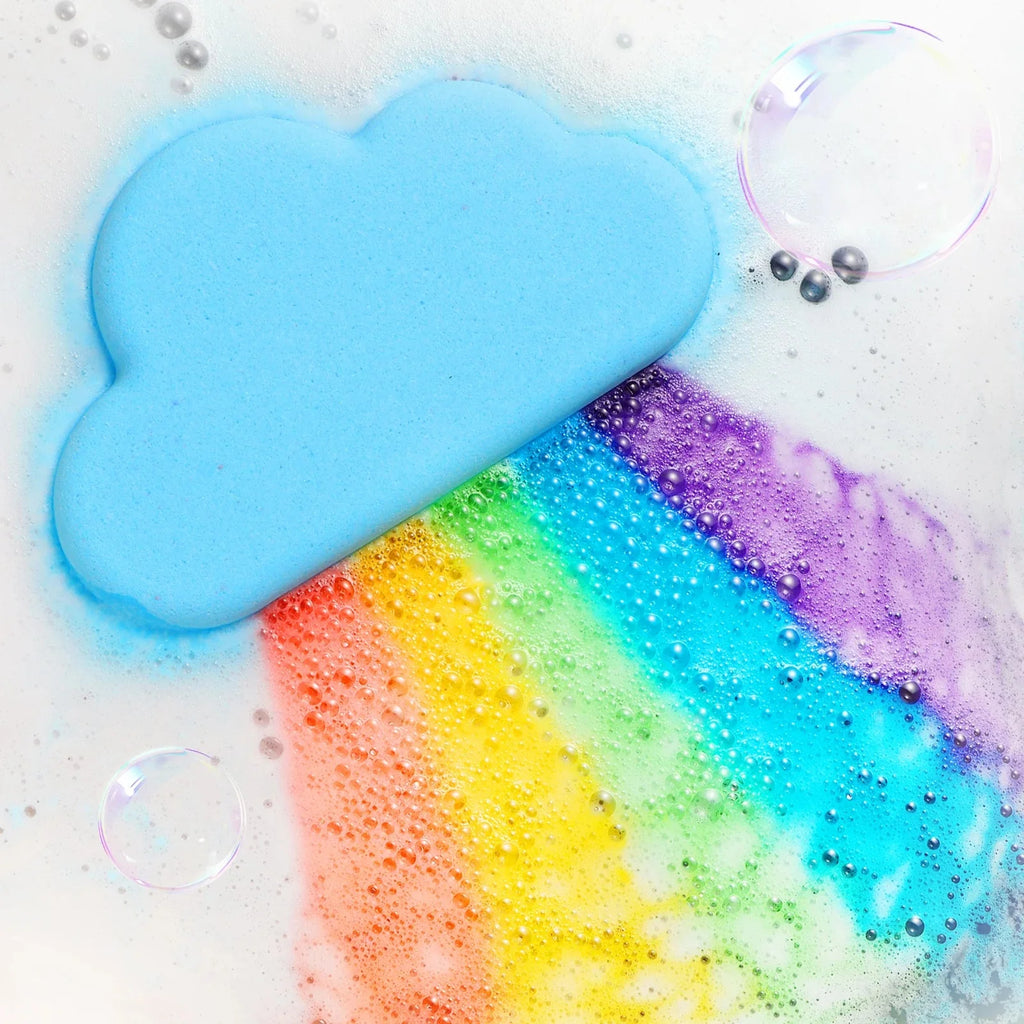 Rainbow Bath Bombs – Handmade Organic Fizzy Bubble Bath