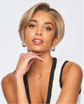 Raquel Welch Heard It All Classic Tapered Layered Short Wig by Hairuwear, Average Cap, RL11/25 Golden Walnut