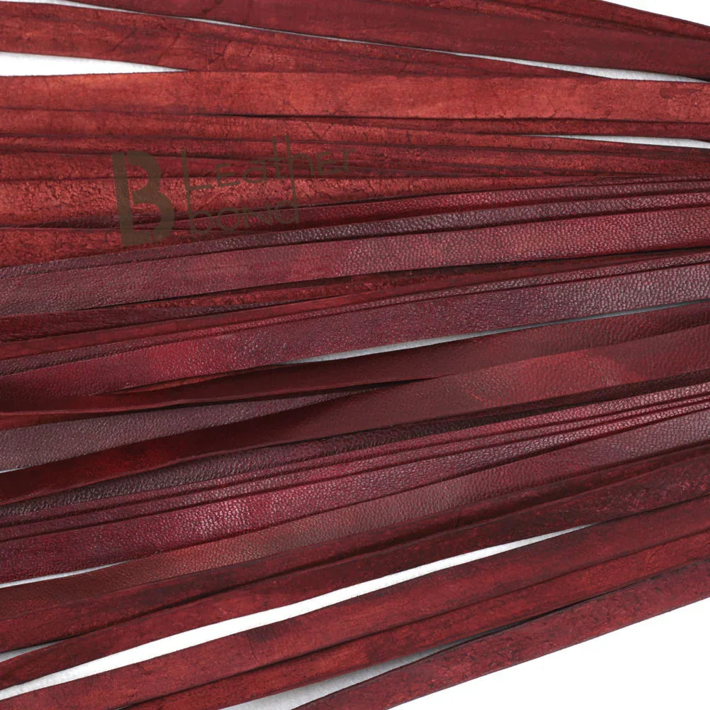 Real Cowhide Leather Flogger 50 Stingy Falls & Steel Handle | Fully Handmade Heavy Duty BDSM Whip