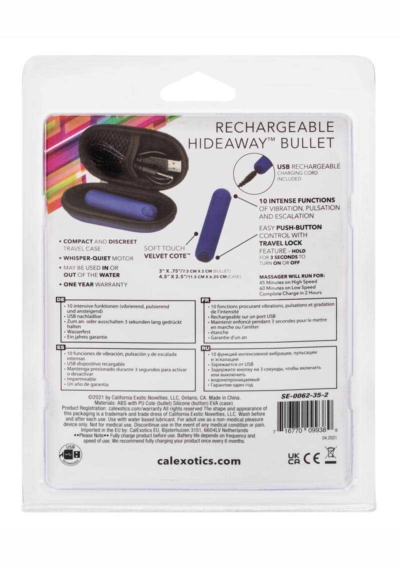 Waterproof Rechargeable Hideaway Bullet Vibrator by CalExotics