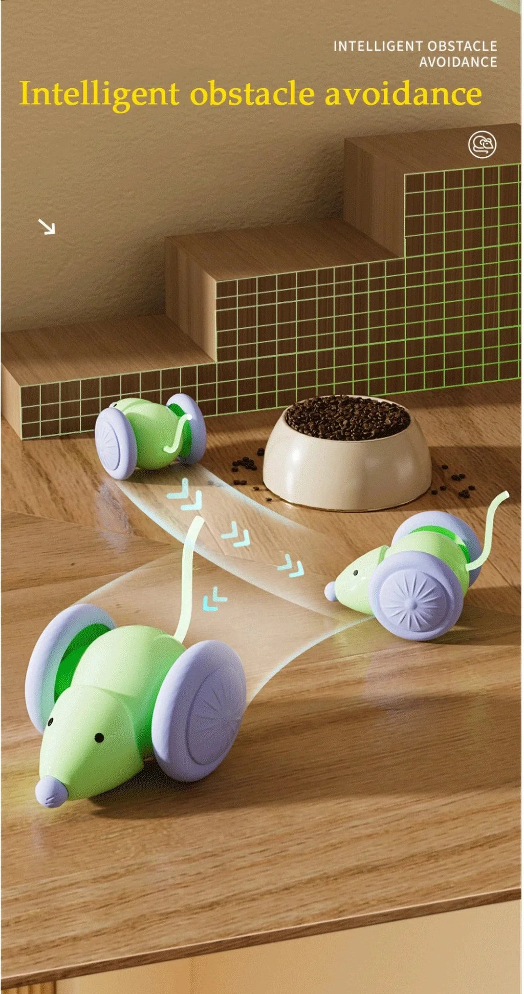Rechargeable Smart Mouse Cat Toy