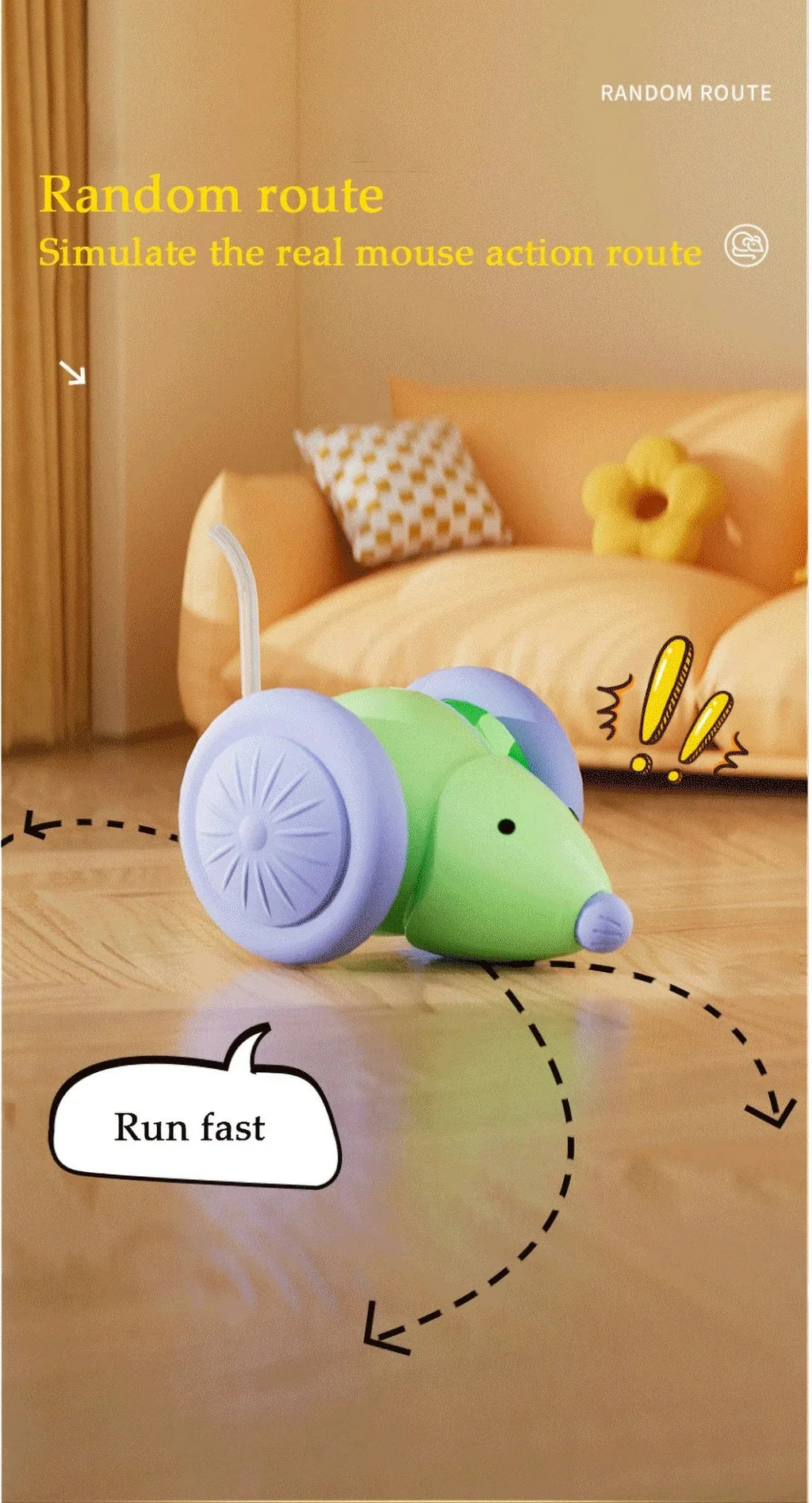 Rechargeable Smart Mouse Cat Toy