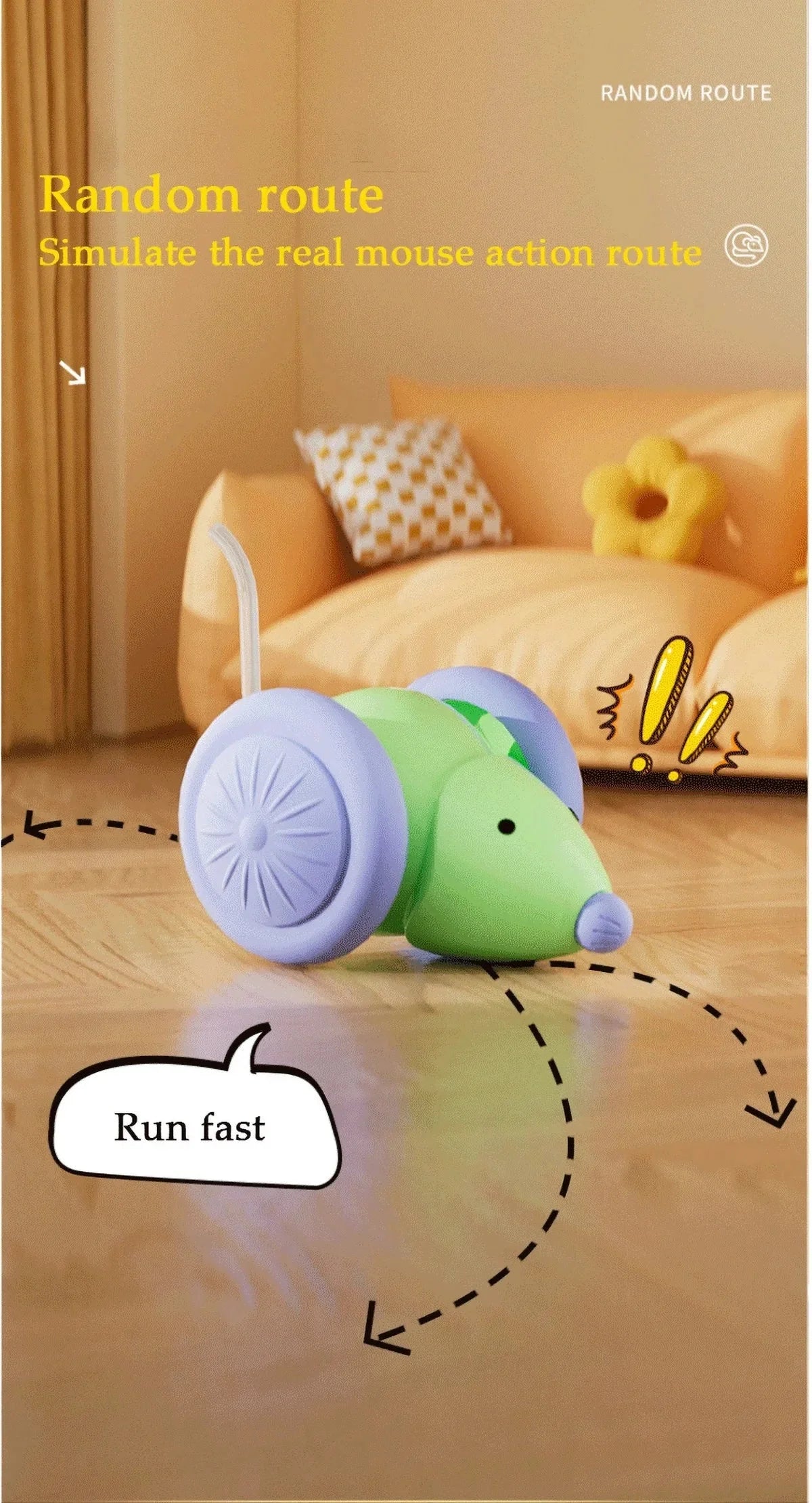 Rechargeable Smart Mouse Cat Toy