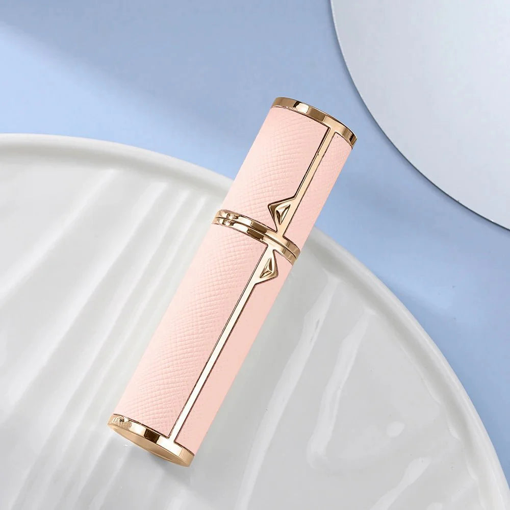 Refillable Perfume Bottle – 5ml Travel Spray Atomizer with PU Leather Case