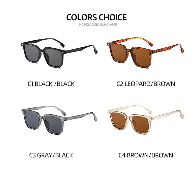 Retro Square Sunglasses – UV protection Classic Eyewear