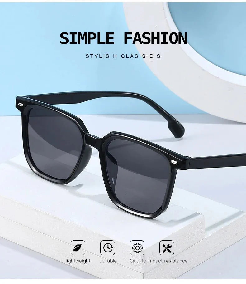 Retro Square Sunglasses – UV protection Classic Eyewear