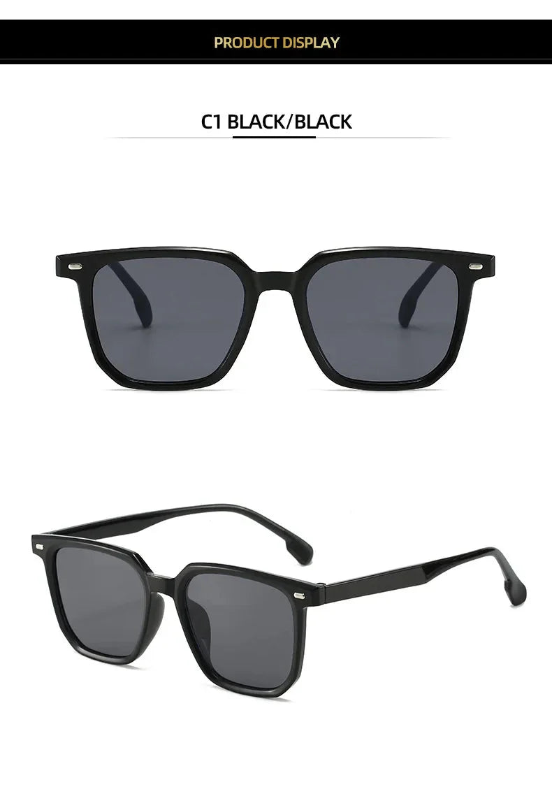 Retro Square Sunglasses – UV protection Classic Eyewear