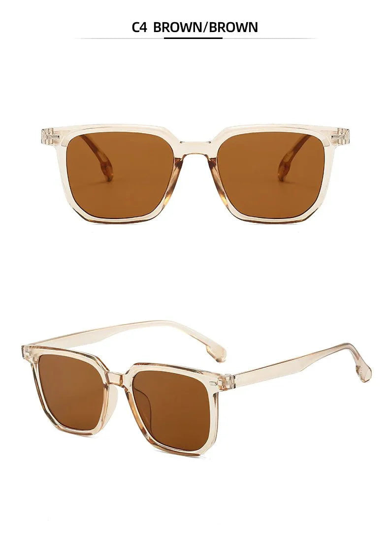 Retro Square Sunglasses – UV protection Classic Eyewear