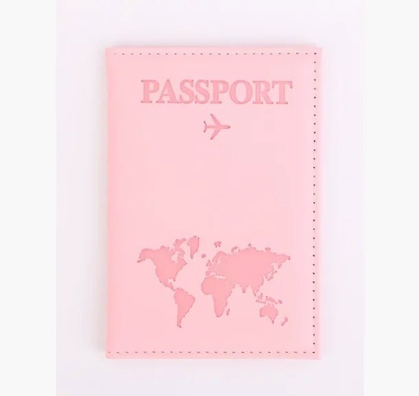 RFID Vintage PU Leather Passport Holder – Multi-Function Travel Wallet