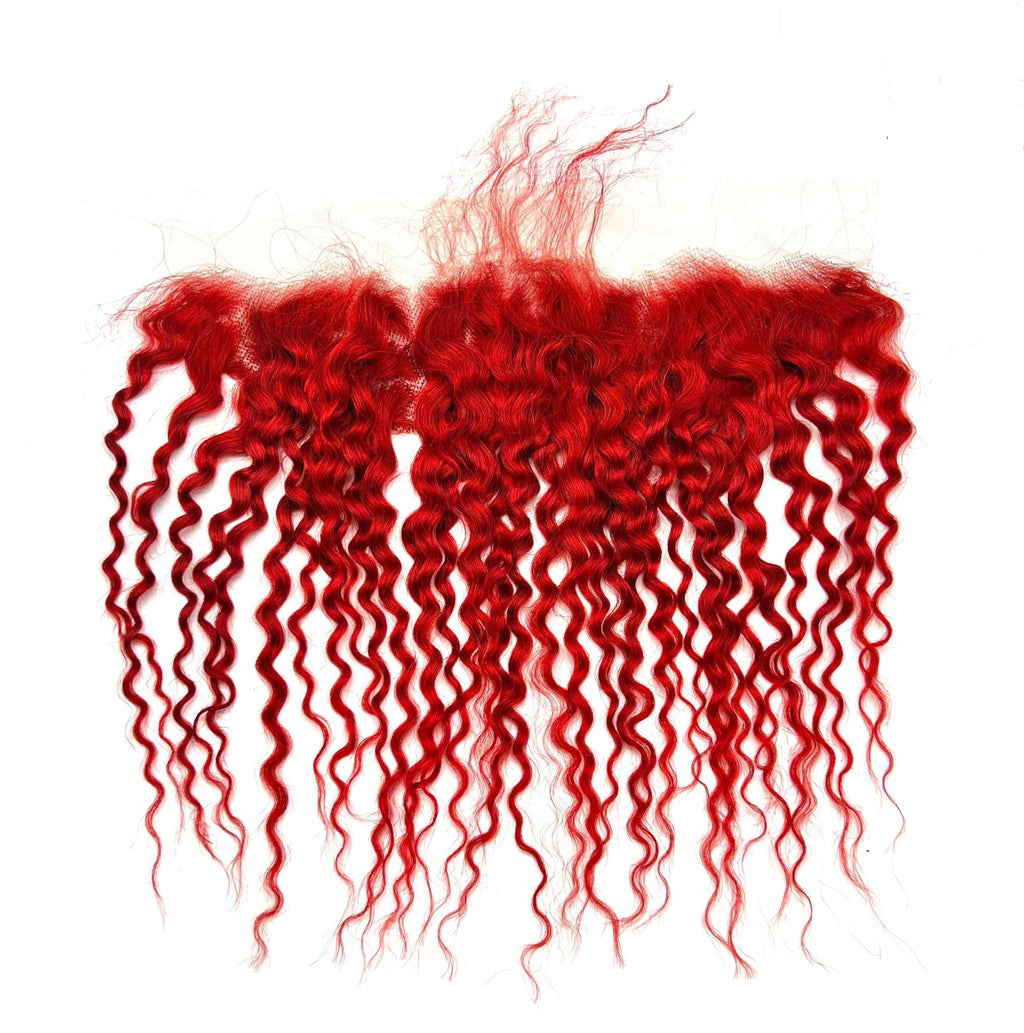 RIO Bohemian Frontal   Ear to Ear  13X4 Red