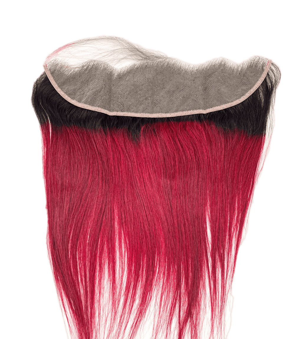 RIO Straight Frontal  Ear to Ear 13X4  Wine