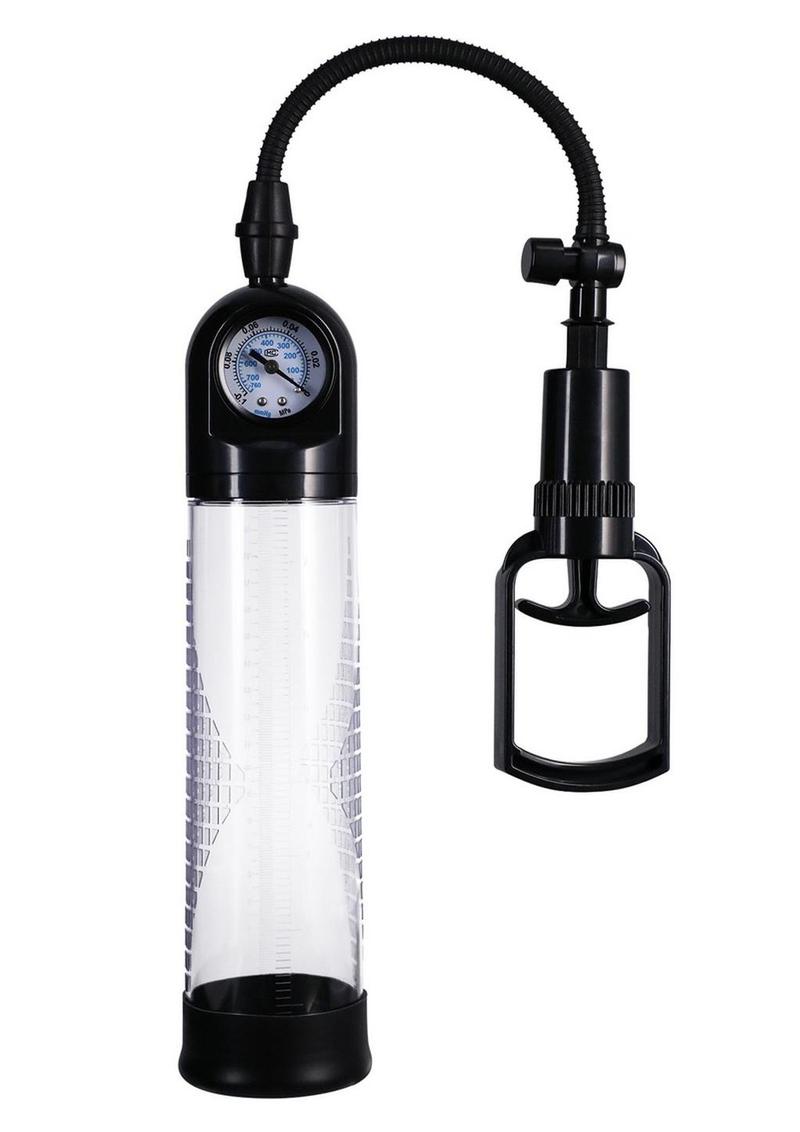 Doc Johnson Rock Solid Boost It Penis Pump with Gauge