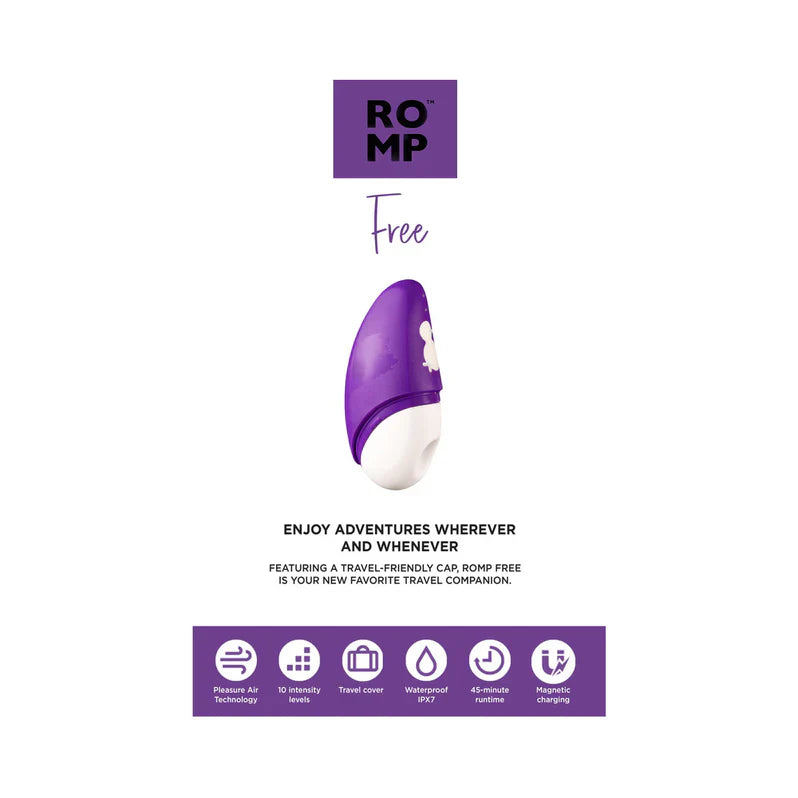 ROMP Free Clitoral Vibrator - Purple