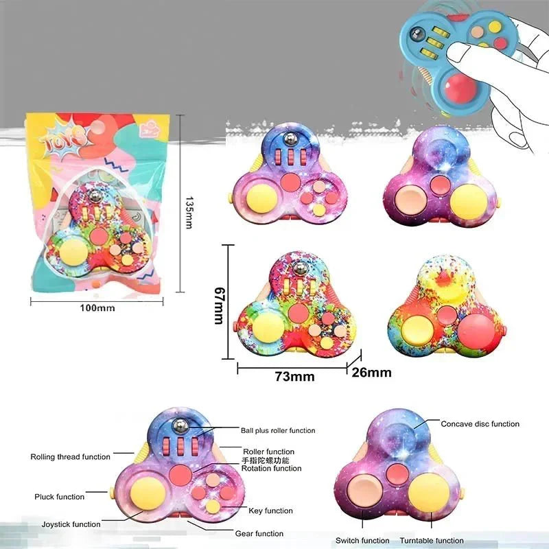 Rotating Magic Bean Fidget Toy – Stress Relief & Educational Puzzle