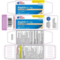 GNP ASPIRIN 81 MG EC TAB 180CT