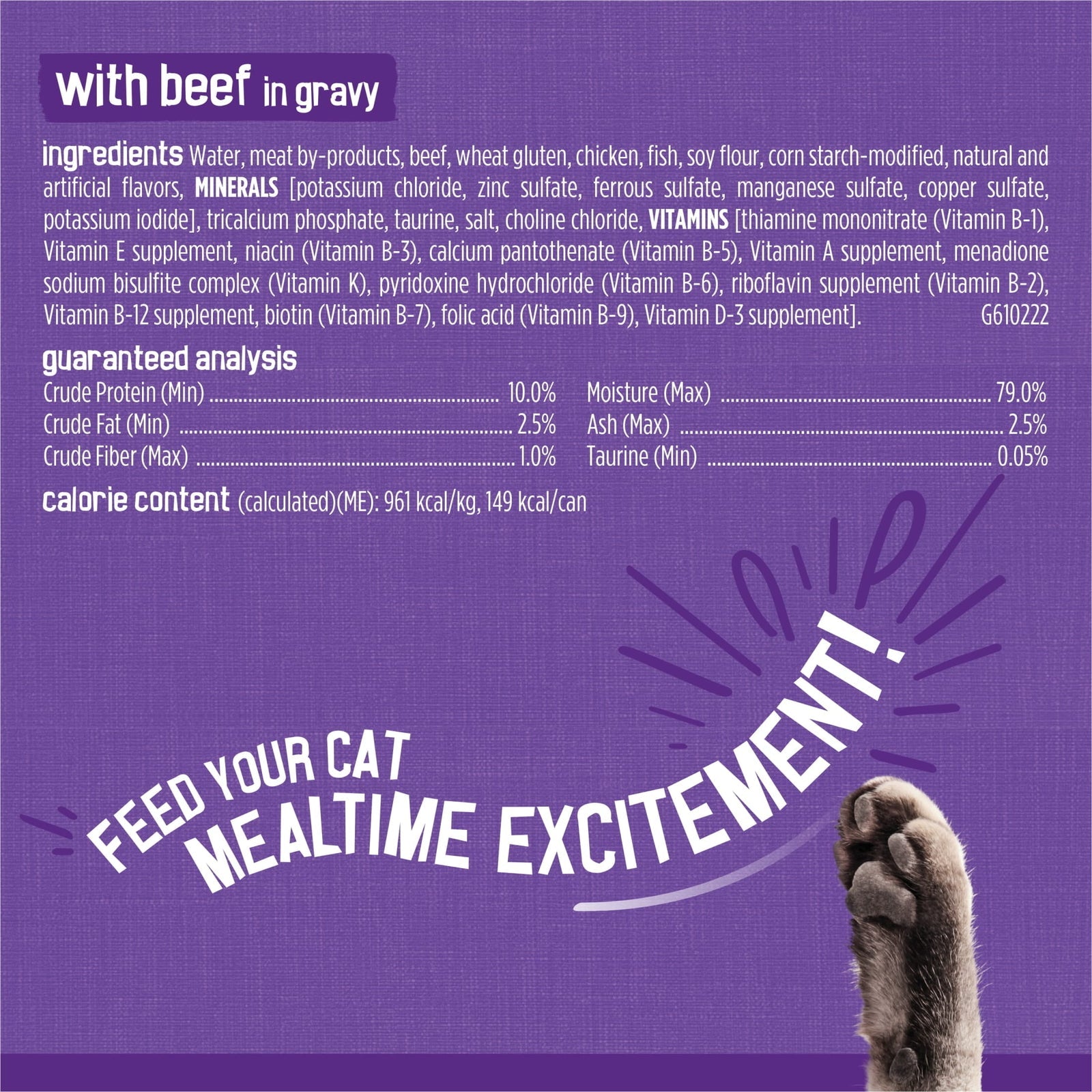 BestBy09/27 Friskies Gravy Variety Pack Meaty Bits Wet Cat Food 12 Pack 5.5oz