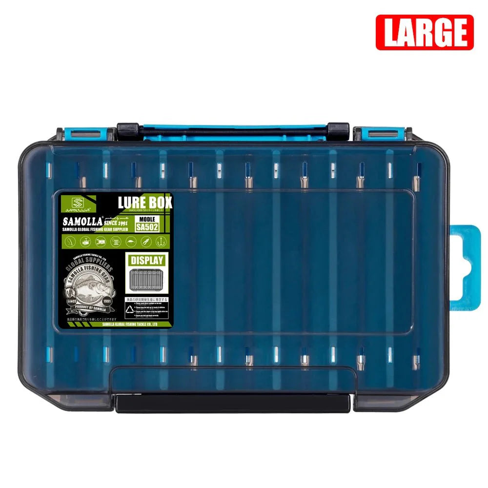 Double-Sided Fishing Tackle Box – Lightweight Lure Organizer