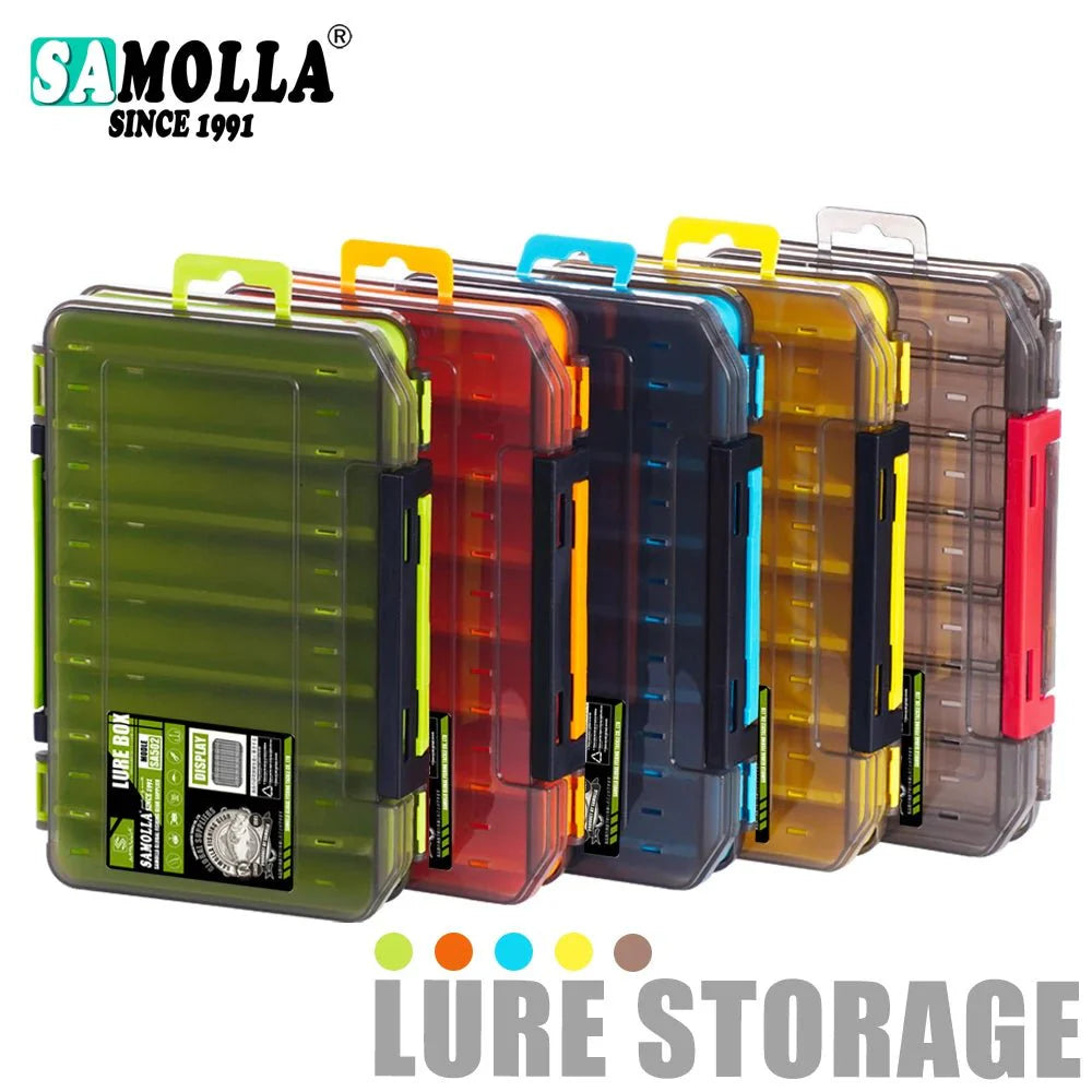 Double-Sided Fishing Tackle Box – Lightweight Lure Organizer