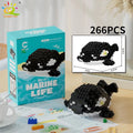 Sea Animal Micro Building Blocks – 3D Mini Brick Sets