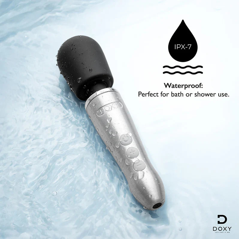 Doxy Go Compact Wand Massager | Deep Rumbly Power for Travel