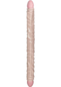 Slim Jim Duo Veined Super Slim Double Dildo