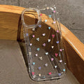 Small Flower Stars Soft TPU Phone Case – Transparent Airbag Protective Cover