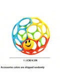 Soft Baby Grasping Rattle Ball – Sensory Development Toy with Bell
